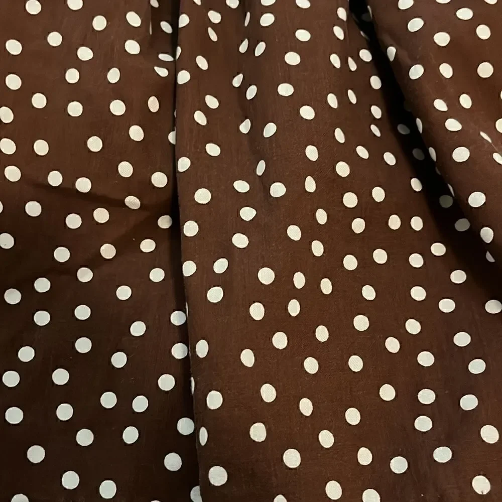 Smocked poodles polkadot dress